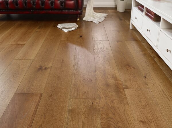 Evolve Flooring - 220 Cognac Brushed & Lacquered