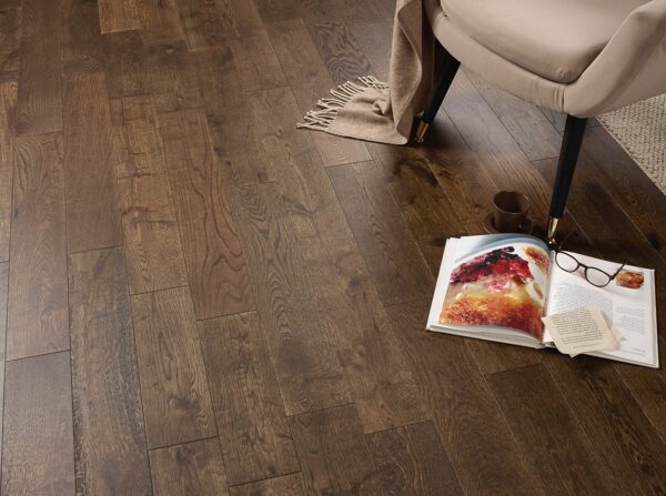 Evolve Flooring – 125 Smoked Brushed & Lacquered